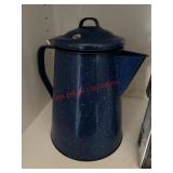 Enameled Coffee Percolator
