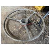 Large  3 Spoke Steering Wheel           (Shop)