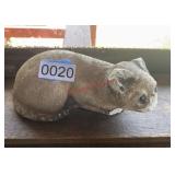 Ceramic cat decor (living room)