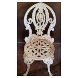 Victorian-styled feather and scroll cast iron