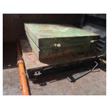 Two Slender metal boxes         ( Left Side of