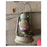 Vtg Oil Lantern            (Car Port)
