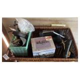 Basket of various tools  (living room)