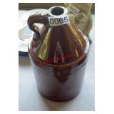 Antique brown stoneware (living room)