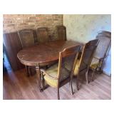 Dining room table needs alot of love and cleaning
