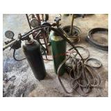 oxy-acetylene welding and cutting torch set