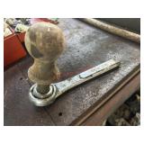 Ball Hitch and Wrench Half           ( Left Side