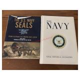 Two Large Navy Books               (living Room)