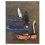 3 Pocket Knife Lot             (Living Room)