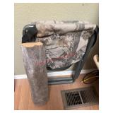 Camo Seat and Nice piece of wood