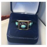 Silver Plate Legend of the Bear Claw Menï¿½s Ring