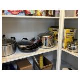 Pots and pans with lids, mixed lot