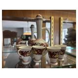 Small Japanese porcelain tea or sake set