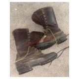 Likely Sz 12 Leather Lace Up Schnee boots
