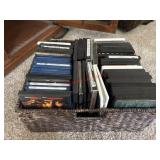 Woven basket DVD Lot not sure if all in cases