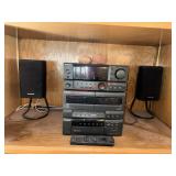 Pioneer CD Cassette 3 Speaker System with CD's