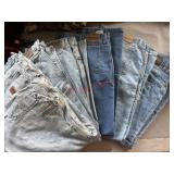 Wranglers, Carhartts and LEE Mens Jean lot Mainly