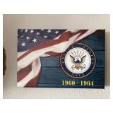 Smaller Navy Canvas Print                 (Living