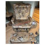 Vintage Recliner, Handle is a little out of