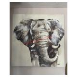 Large Elephant Painting 30inX30in