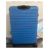 Hard Cased Large Blue Luggage            (Master