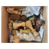Wood Chess Pieces, Unsure if complete