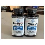 two Sealed NeuroQ Memory Focus Suppl. 09/2028
