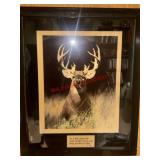 Wall Art Buck with quote 15in