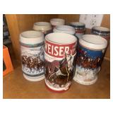 Collection of Budweiser Mug Lot