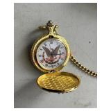 Gold Toned Eagle Pocket Watch            (Dining
