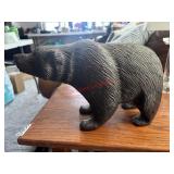 Wood carved bear figure                 (Living