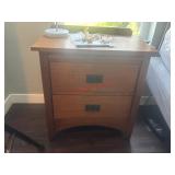 Wood Bed Side table          (master Bedroom)