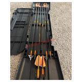 VAP VOODOO Archery Broad Head Arrows in case