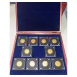 1/500oz Gold Replica 10 Coin Collection