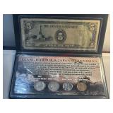 'Pearl Harbor & Japanese Invasion' $5 Bill /