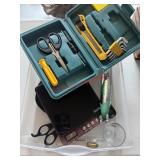 Box lot of Tools, Scale and other