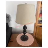 Table Lamp with placemat          (Living Room)
