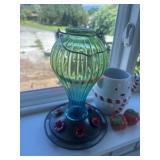 Glass Humming Bird Feeder and more