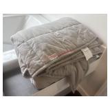 Grey Weighted Blanket            (Master Bath)