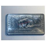 One Troy Ounce Fine Titanium .999 Bar