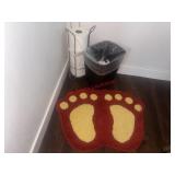 Bath Mat Toilet Paper, Holder and waste Basket