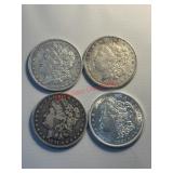 1879,1899,1891,1921 Morgan Silver Dollar