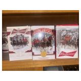 Collection of 3 New in box Budweiser Mugs