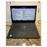 No HD/Charger Lenovo Thinkpad X1 i5- 8350U 1.7GHz