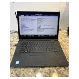 No HD/Charger Lenovo Thinkpad X1 i5- 8350U 1.7GHz