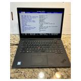 No HD/Charger Lenovo Thinkpad X1 i5- 8350U 1.7GHz