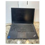 *No HD/Charger Lenovo Thinkpad i7- Turns on - scre