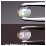 0.59ct Round Cabochon Natural Green Cat's Eye Alex