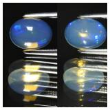 0.96ct Oval Natural Transparent Crystal Opal with