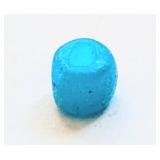 Ancient AD100-300 Roman glass bead blue green